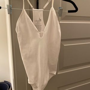 Free People intimates NWOT body suit white